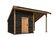 Kapschuur Malmo, type 1 - 547 x 414 cm - Zwart gespoten