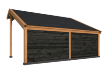 Kapschuur Malmo, type 1 - 547 x 414 cm - Zwart gespoten