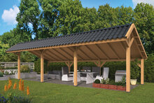 Kapschuur Bergen XL, type 5 - 980 x 418 cm - Blank Douglas