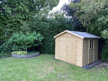 Tuinhuisje Hugo 225 x 225 x 220 cm Ge&iuml;mpregneerd Wanddikte 16 mm - Tuinkast