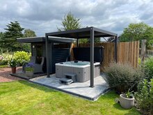 Hottub Maxicuzzi Alps 221x212cm - Bubbelbad