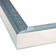 Daktrim aluminium buitenhoek 4,5 x 4,5 x 50 cm incl. 1 klang