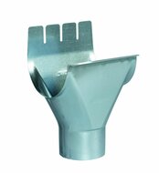 Dakgoot uitloopstuk, verzinkt 125 mm