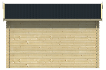 Blokhut Aksel zijaanzicht