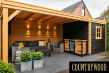 Houten buitenkeuken Boreal