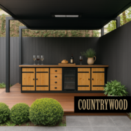 Houten buitenkeuken Herman