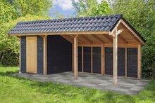 Kapschuur Bergen L, type 7 - 678 x 318 cm - Blank Douglas