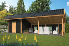 Kapschuur Bergen L, type 7 - 678 x 318 cm - Blank Douglas