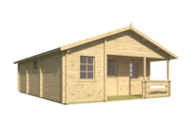 Blokhut Kay vooraanzicht