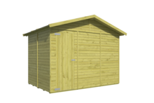 Houten verkoopkraam Dancer 299x197 cm &ndash; kiosk van ge&iuml;mpregneerd hout