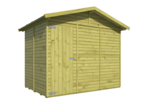 Houten marktkraam Vixen 266x175 cm &ndash; kiosk van ge&iuml;mpregneerd hout