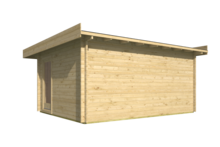 Blokhut Yorick achteraanzicht