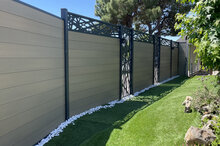 Composietscherm Boston Premium, Zwart