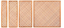 Trellis diagonaal hardhout 180 x 180 cm