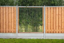 Gaaselement vuurverzinkt 180 x 180 cm met Red Class Wood kader 4,5 x 7,0  cm