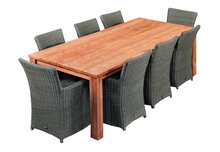 Hardhouten tuintafel teak 180 x 90 x 78 cm