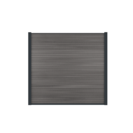 Composietplank Modern Donker Grijs 21 x 160 mm, Lengte 178 cm