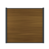 Composietscherm Boston Modern, Teak