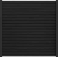 Composietscherm Boston Modern, Zwart