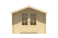 Blokhut Albacete vooraanzicht