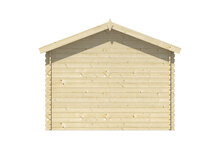 Blokhut Albacete achteraanzicht