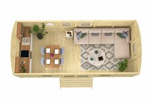 Pipowagen 720 x 328 cm - Zigeunerwagen Dan