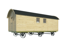 Pipowagen 720 x 328 cm - Zigeunerwagen Dan