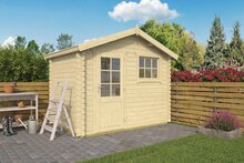 Blokhut Sten onbehandeld