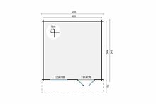 Blokhut Salamanca maatvoering