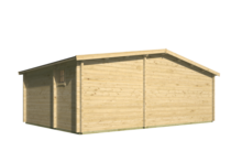 Blokhut Ollie achteraanzicht