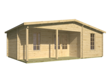 Blokhut Ollie vooraanzicht