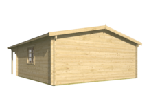 Blokhut Rune achteraanzicht