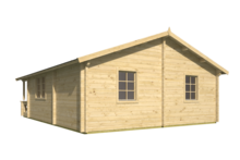 Blokhut Kay achteraanzicht