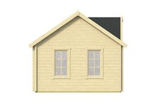 Blokhut Clockhouse Trevor linkerzijaanzicht