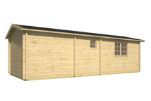 Blokhut Ava achteraanzicht