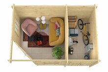 Blokhut Agnes bovenaanzicht 