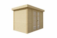 Blokhut Minimodern linkerzijaanzicht