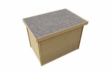 Blokhut Minimodern bovenaanzicht