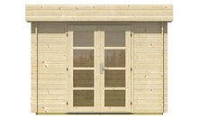 Blokhut Bodine vooraanzicht