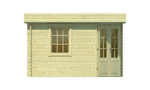 Blokhut Helge linkerzijaanzicht