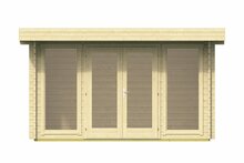 Blokhut James vooraanzicht