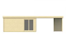 Blokhut Casper vooraanzicht