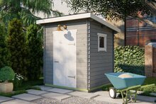 Blokhut Eigo zilvergrijs