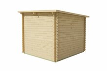 Blokhut Mila achteraanzicht