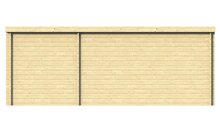 Blokhut Flow achteraanzicht