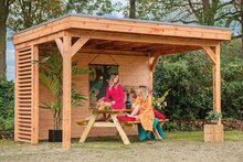 Overkapping Zoutelande Red Class Wood 400 x 330 cm