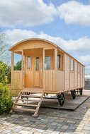 Pipowagen 840 x 240 met veranda - Zigeunerwagen Jimmy 