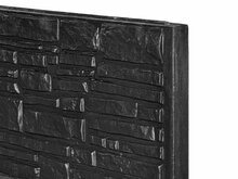 Berton motiefplaat smal antraciet gecoat Rustico