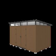 NewTechWood berging met dubbele deur 344 x 210 cm Teak