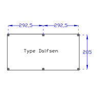 Overkapping Dalfsen Douglas 600 x 400 cm &ndash; Blanke wanden